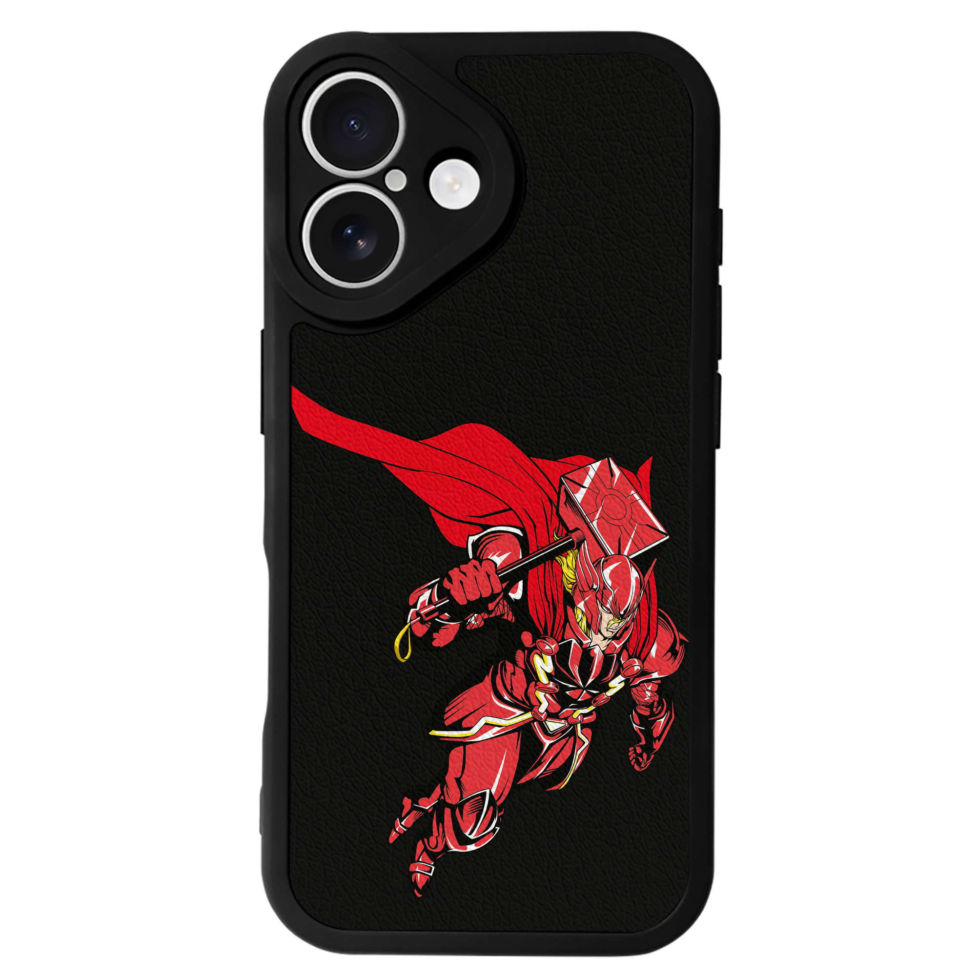 （画像用） アベンジャーズ The Avengers 【iPhone 16シリーズ対応】シリコンスマホケース（レザー調） 材質：シリコン